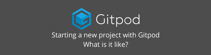 Using Gitpod to start a new project